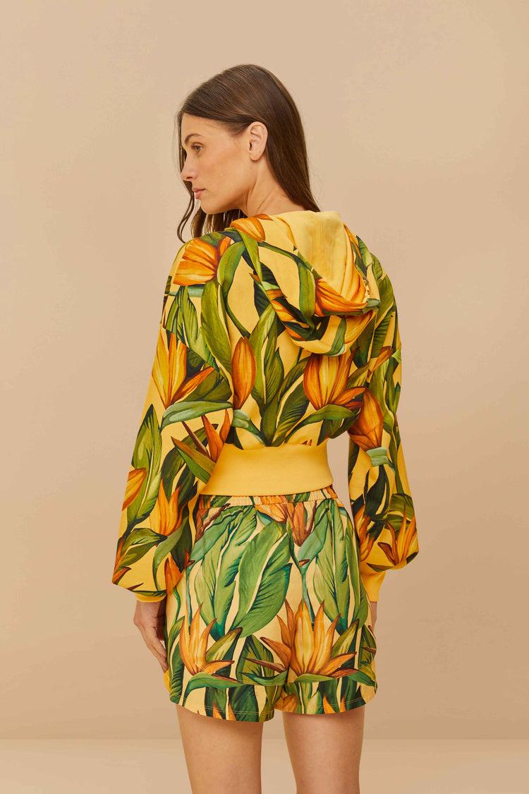 Farm Rio Adidas Birds Of Paradise Semi Spark Short YELLOW