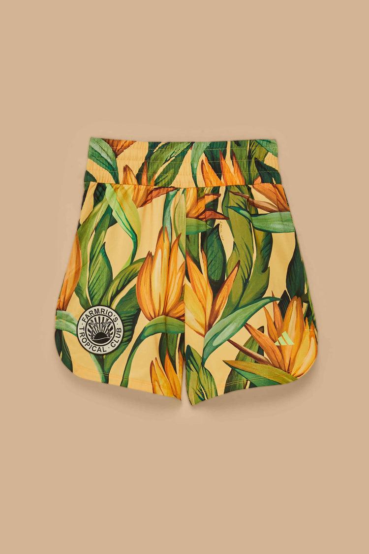 Farm Rio Adidas Birds Of Paradise Semi Spark Short YELLOW