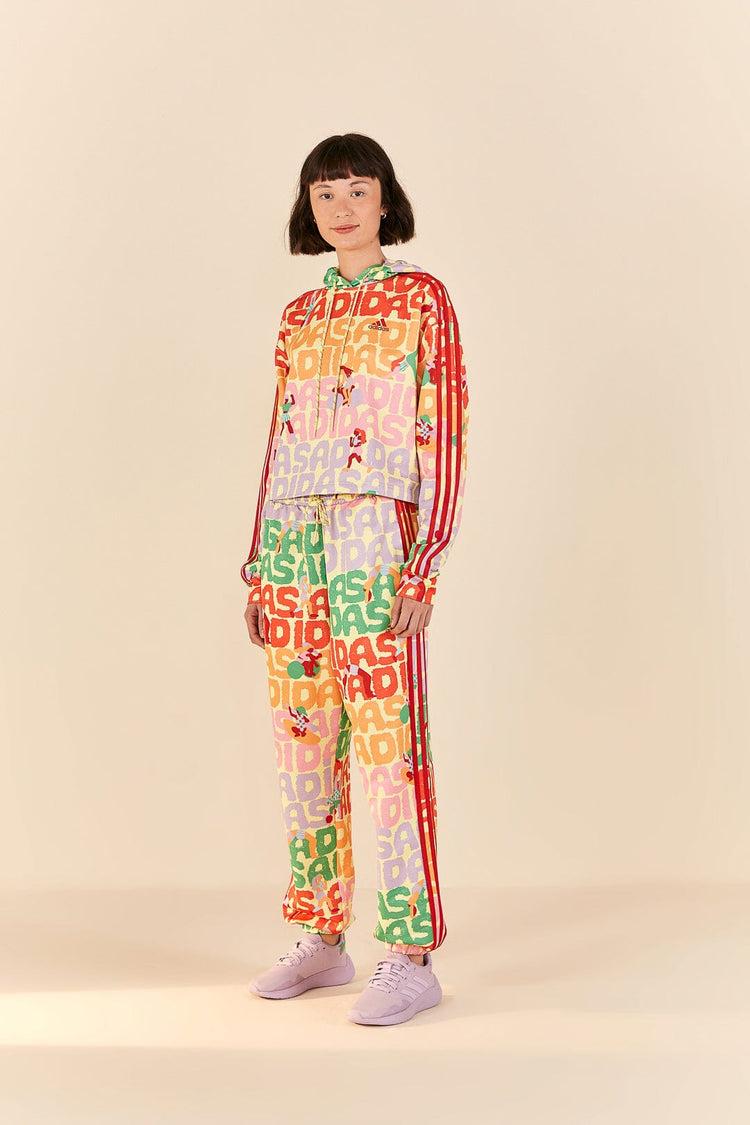 farm rio adidas farm trackpants pearl citrine CITRINE