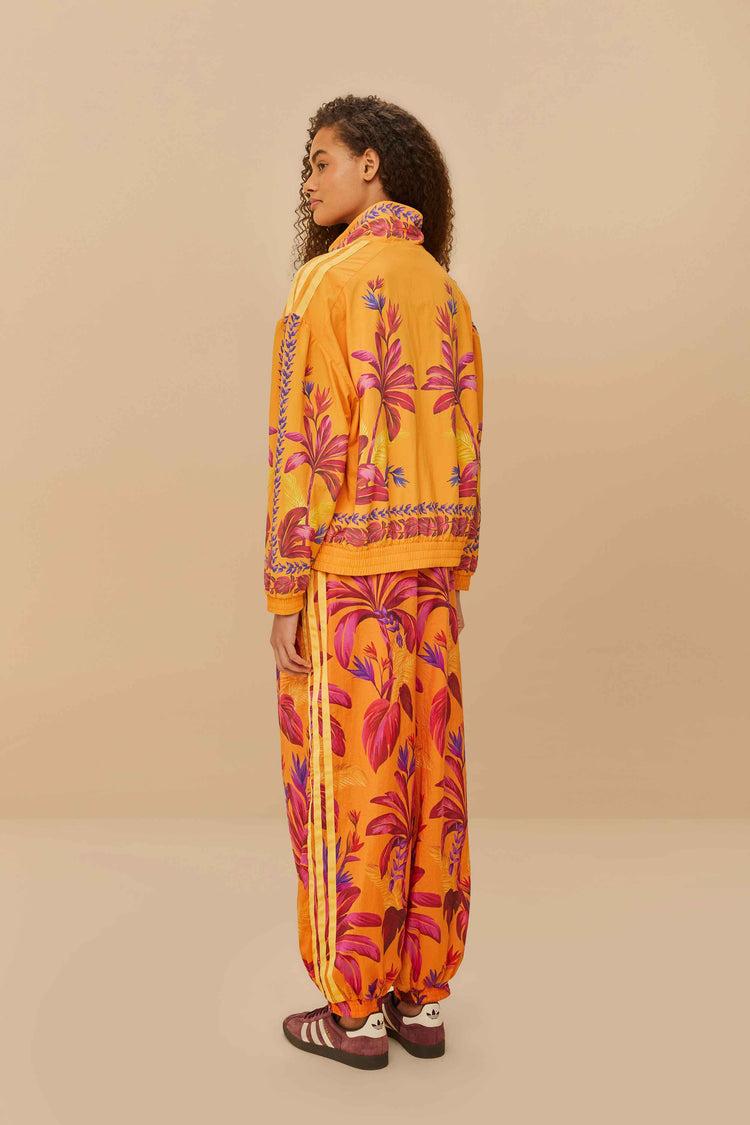 Farm Rio Adidas Tropical Breeze Bright Orange Pants ORANGE