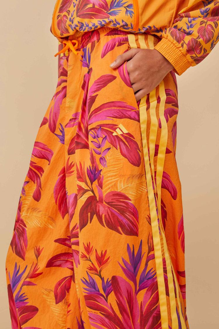 Farm Rio Adidas Tropical Breeze Bright Orange Pants ORANGE