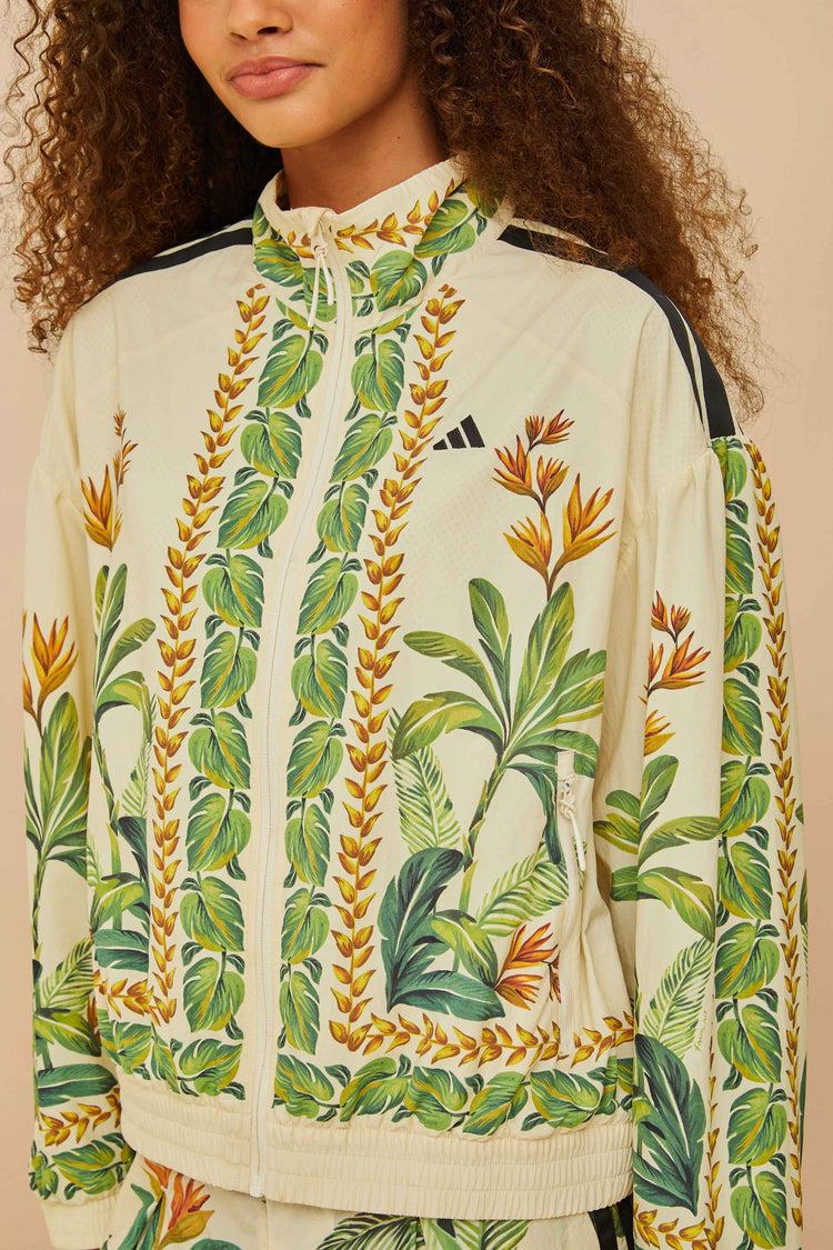 Farm Rio Adidas Tropical Breeze Cream White Jacket CREAM