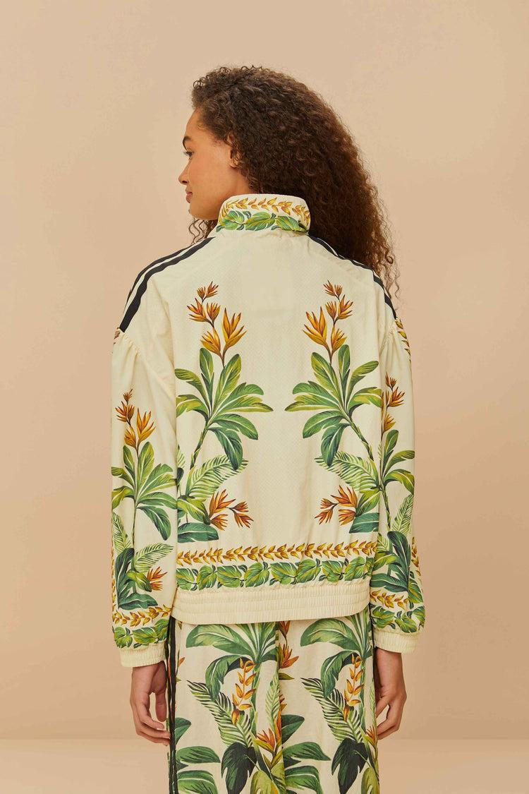 Farm Rio Adidas Tropical Breeze Cream White Jacket CREAM