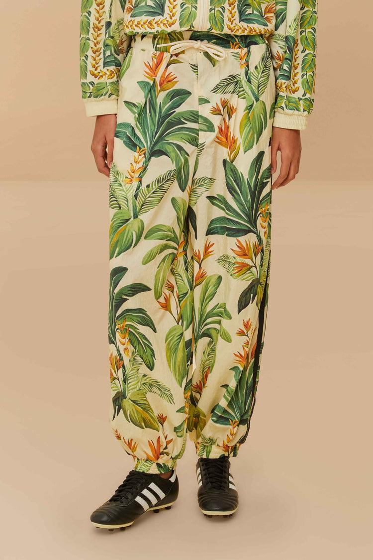 Farm Rio Adidas Tropical Breeze Cream White Pants CREAM