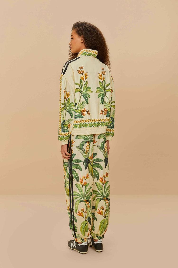 Farm Rio Adidas Tropical Breeze Cream White Pants CREAM