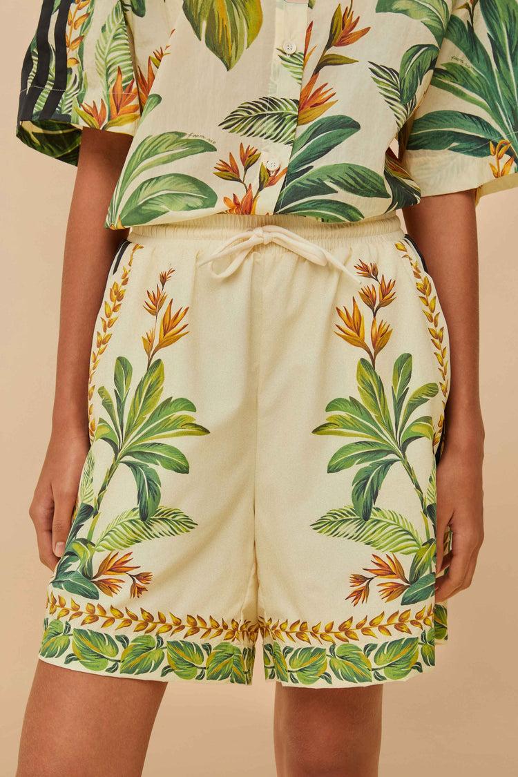 Farm Rio Adidas Tropical Breeze Cream White Short CREAM