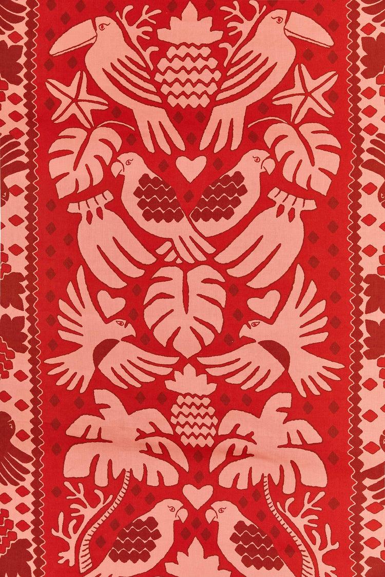 Farm Rio Day And Night Scarves Go Tropical Tablecloth MULTI