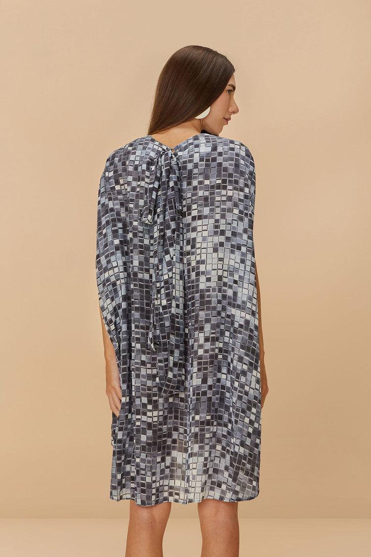 Farm Rio Disco Ball Sleeveless Midi Dress DISCO BALL MULTICOLOR