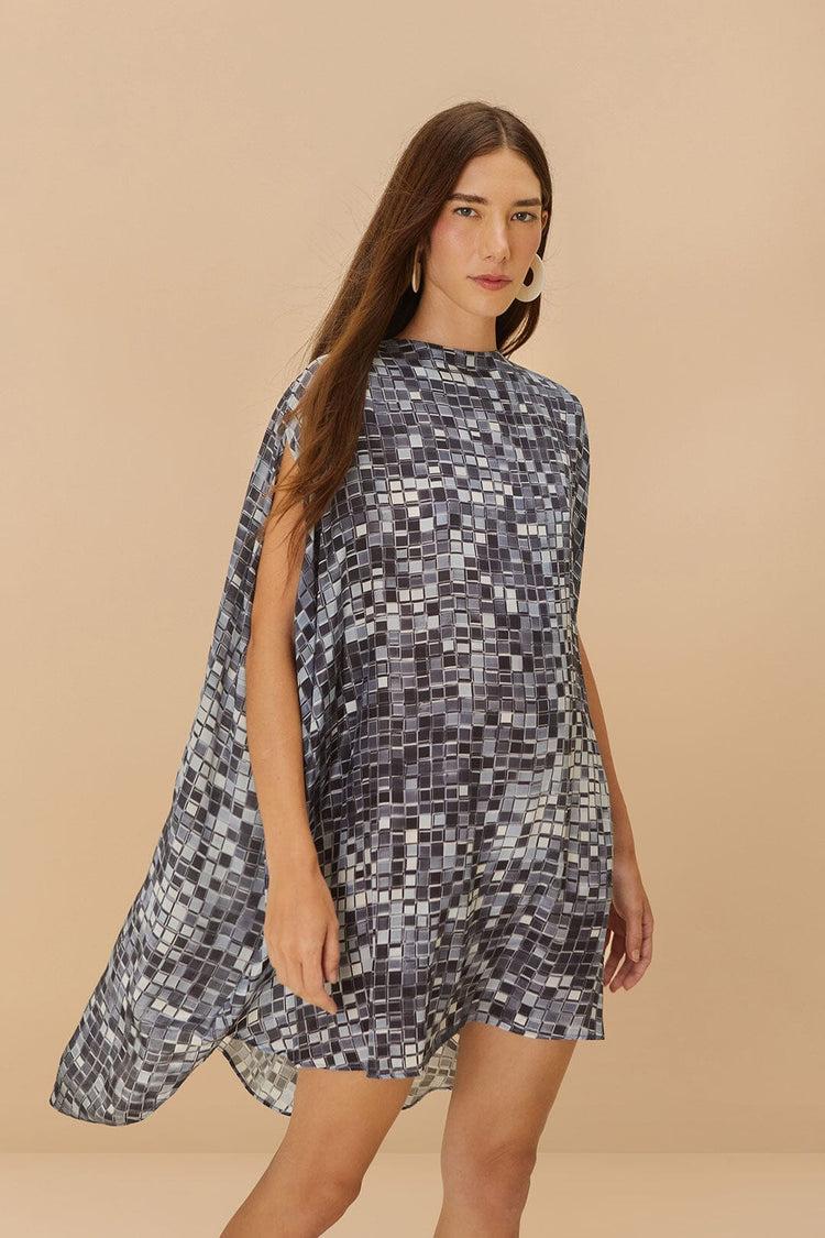 farm rio disco ball sleeveless midi dress DISCO BALL MULTICOLOR