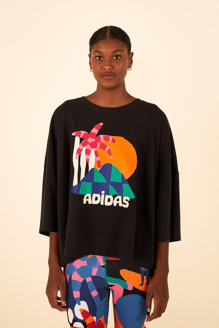 Farm Rio Adidas Farm Gfx Tee Black BLACK