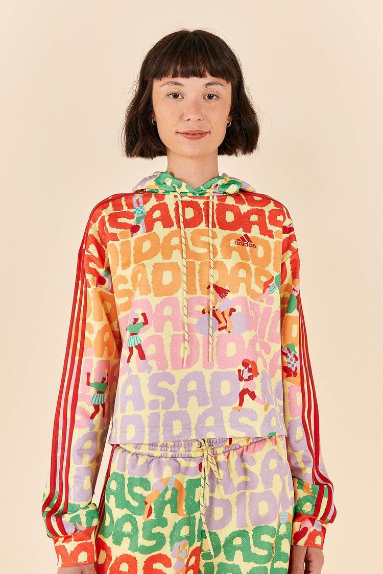 Farm Rio Adidas Farm Hoodie Pearl Citrine CITRINE