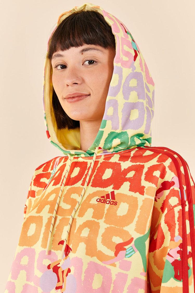 Farm Rio Adidas Farm Hoodie Pearl Citrine CITRINE