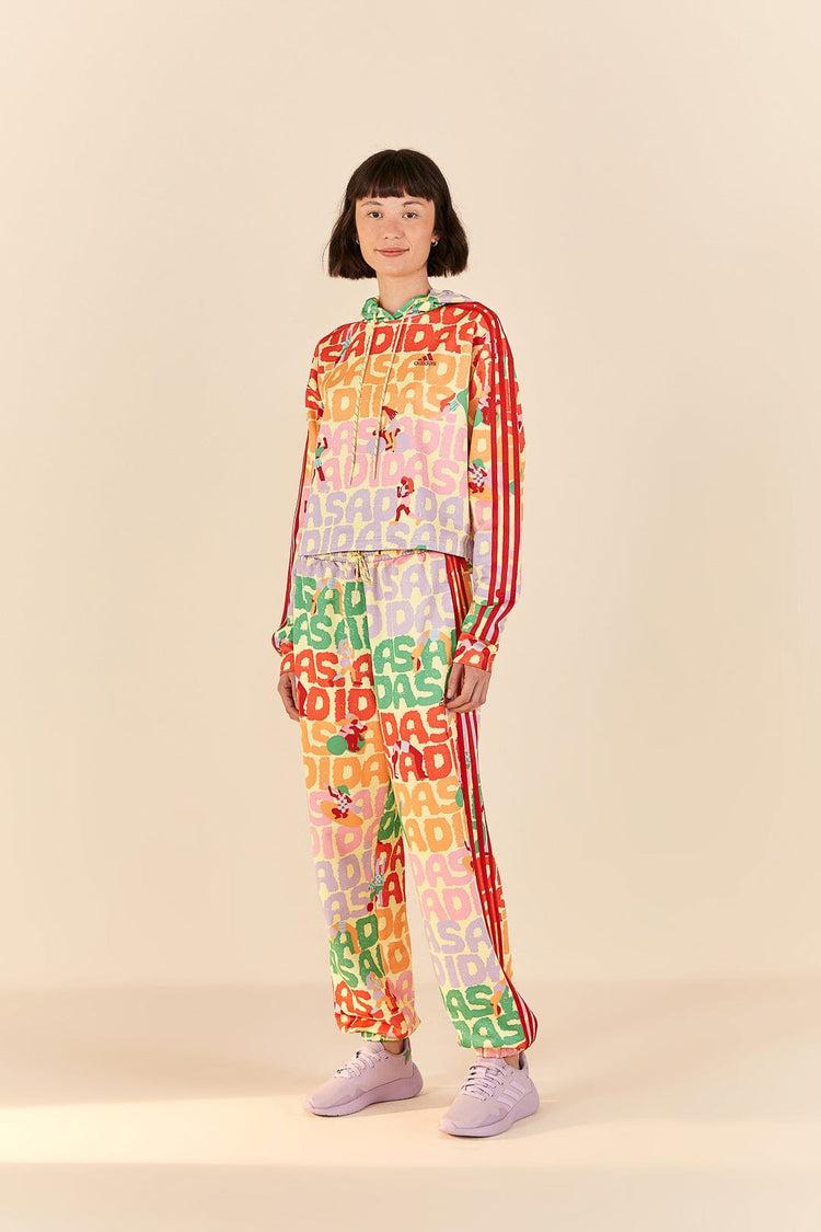 farm rio adidas farm hoodie pearl citrine CITRINE