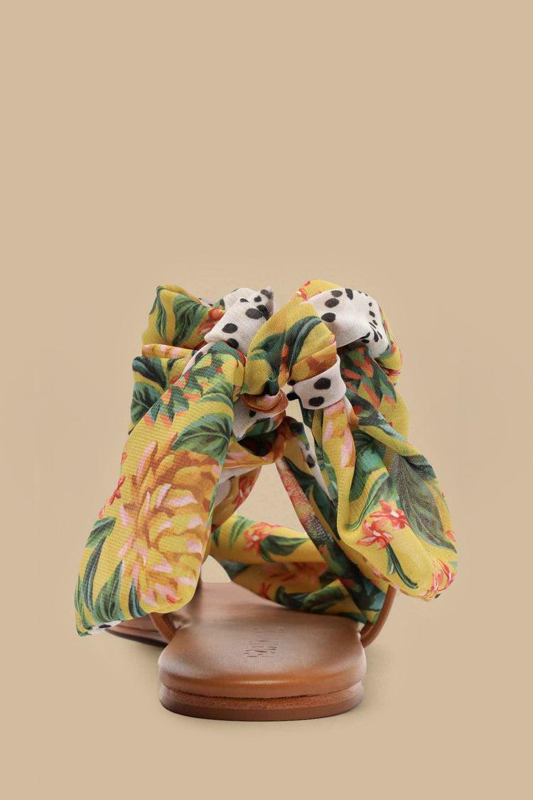 Farm Rio Biriba Scarf Strap Sandal BIRIBA