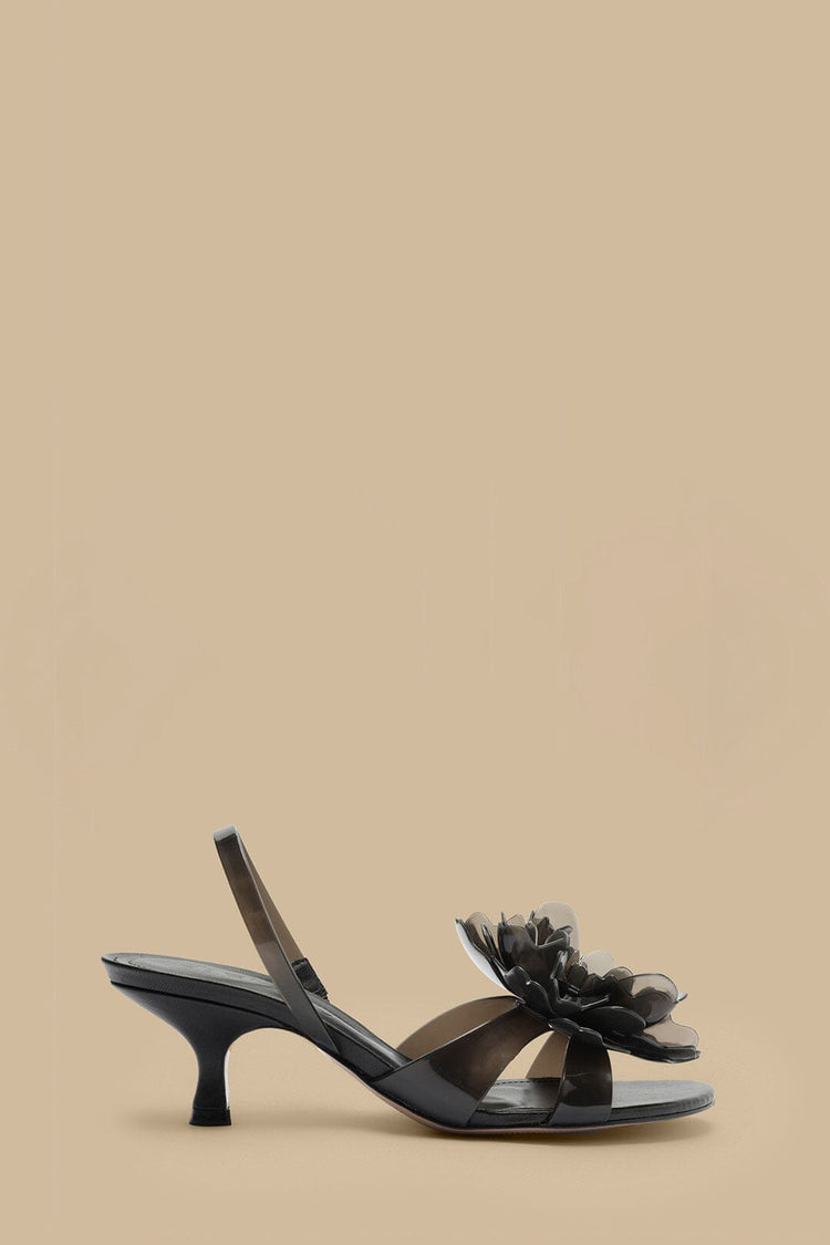 farm rio black flower jelly kitten sandal BLACK farm rio black flower jelly kitten sandal BLACK