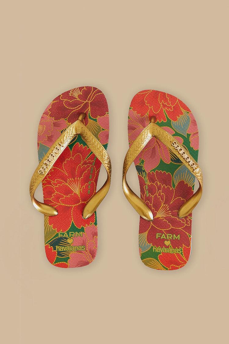 farm rio farm chita solar havaianas sandals GREEN