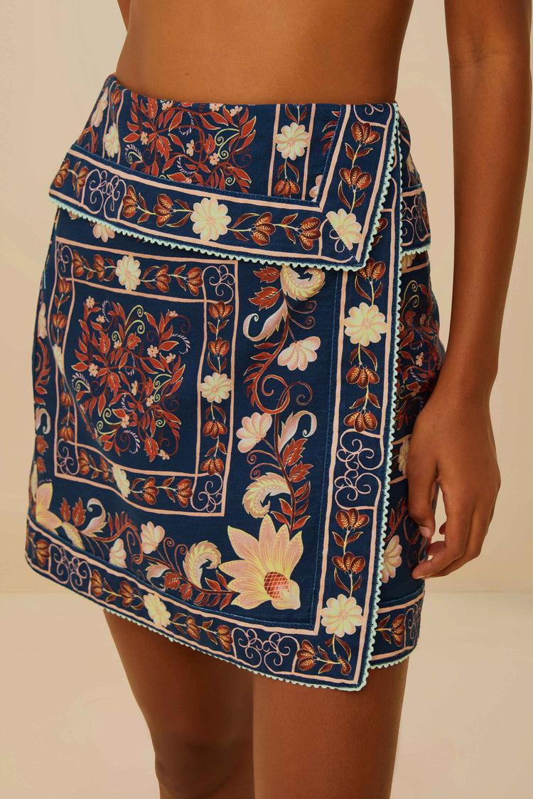 Farm Rio New Guilhermina Skirt NEW GUILHERMINA