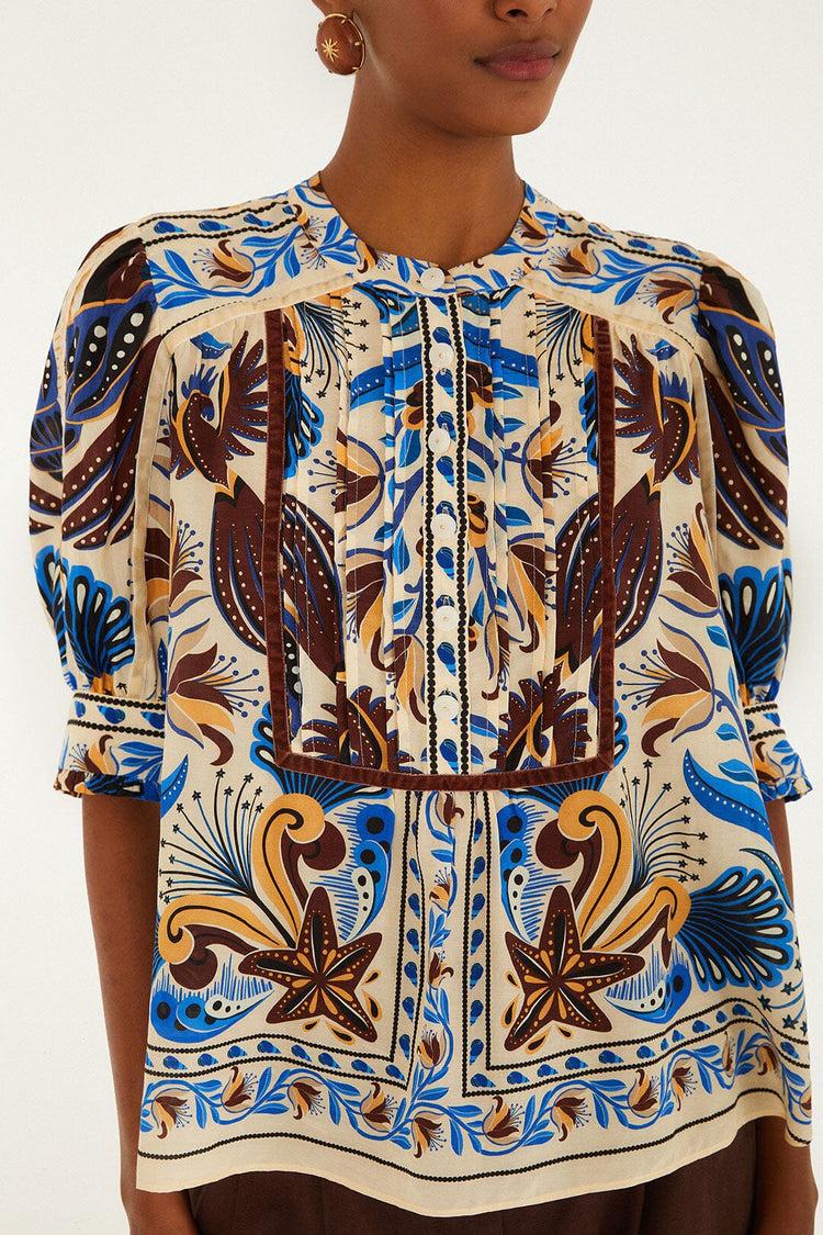 Farm Rio Sand Nature Land Blouse NATURE LAND SAND