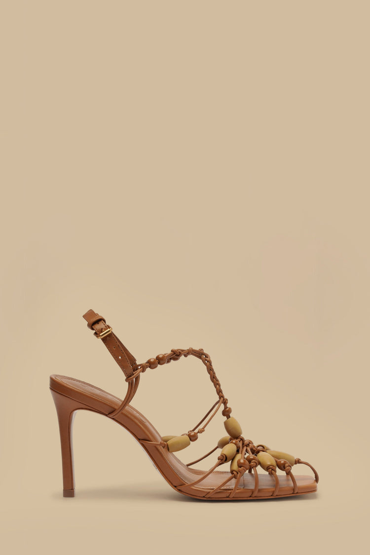 farm rio tan high heel beads sandal TAN farm rio tan high heel beads sandal TAN