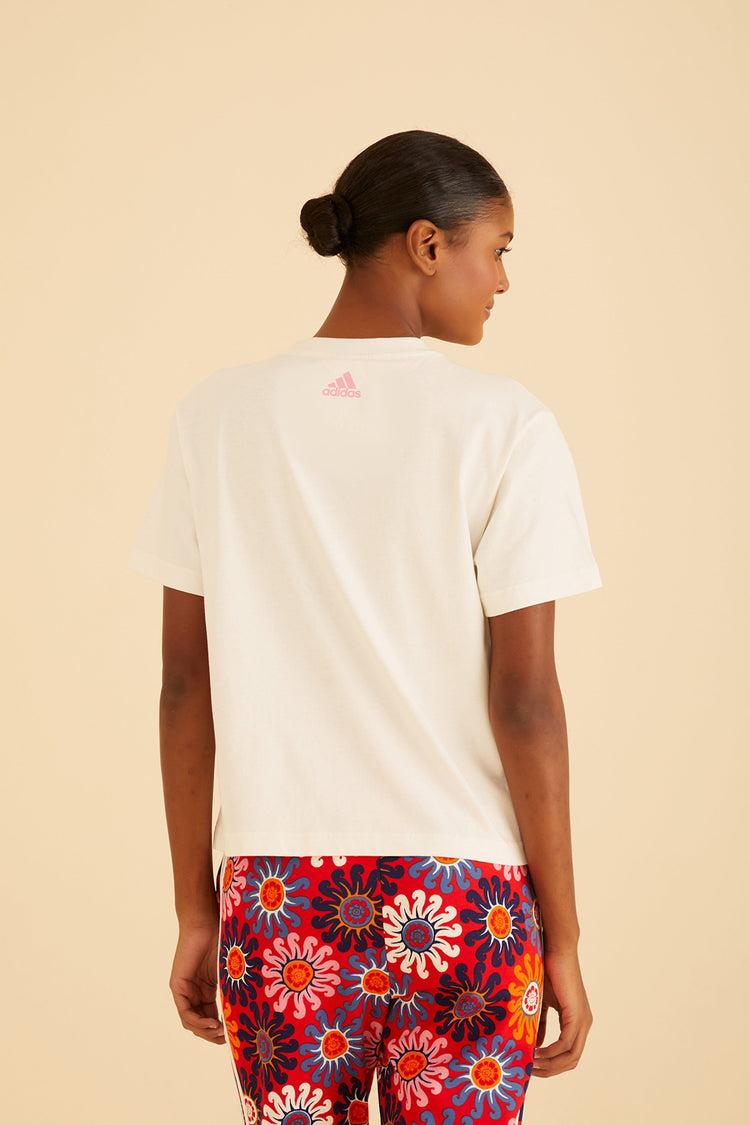 Farm Rio White Adidas Farm Gfx Tee OFF-WHITE