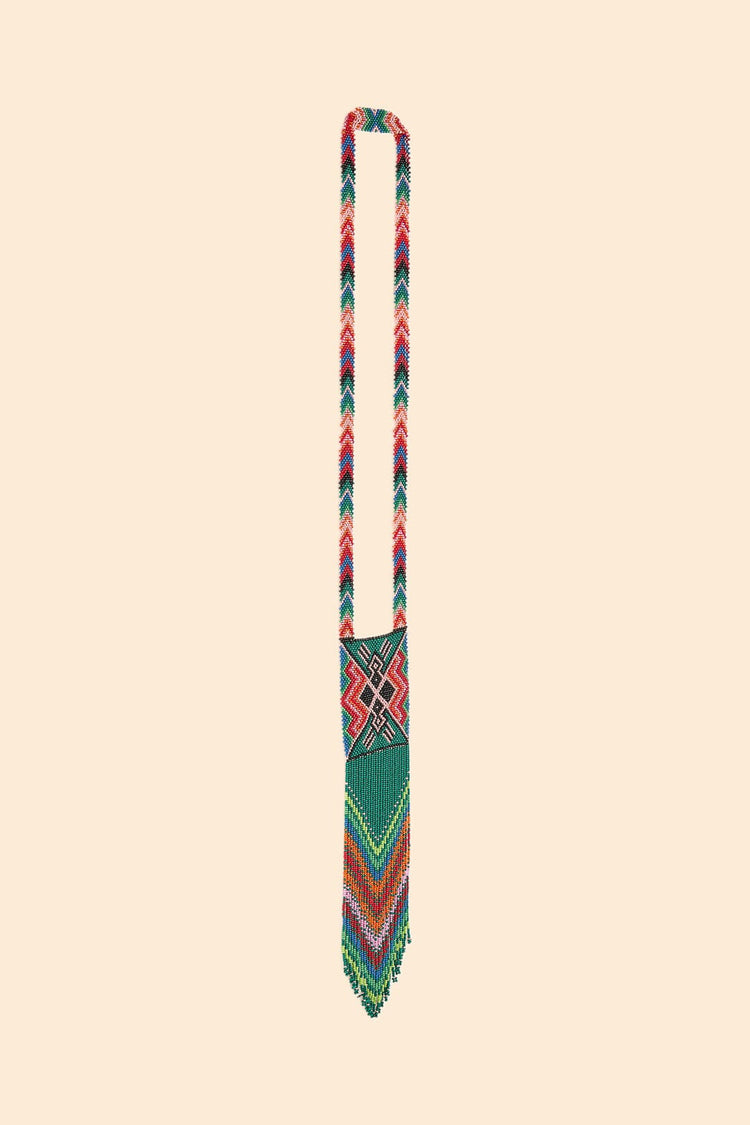 farm rio yawanawa maxi beaded necklace MULTI