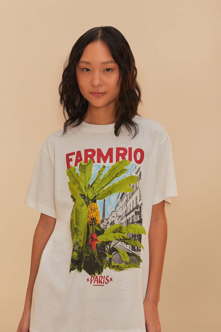 farm rio off-white from brasil to the world relaxed t-shirt OFF-WHITE