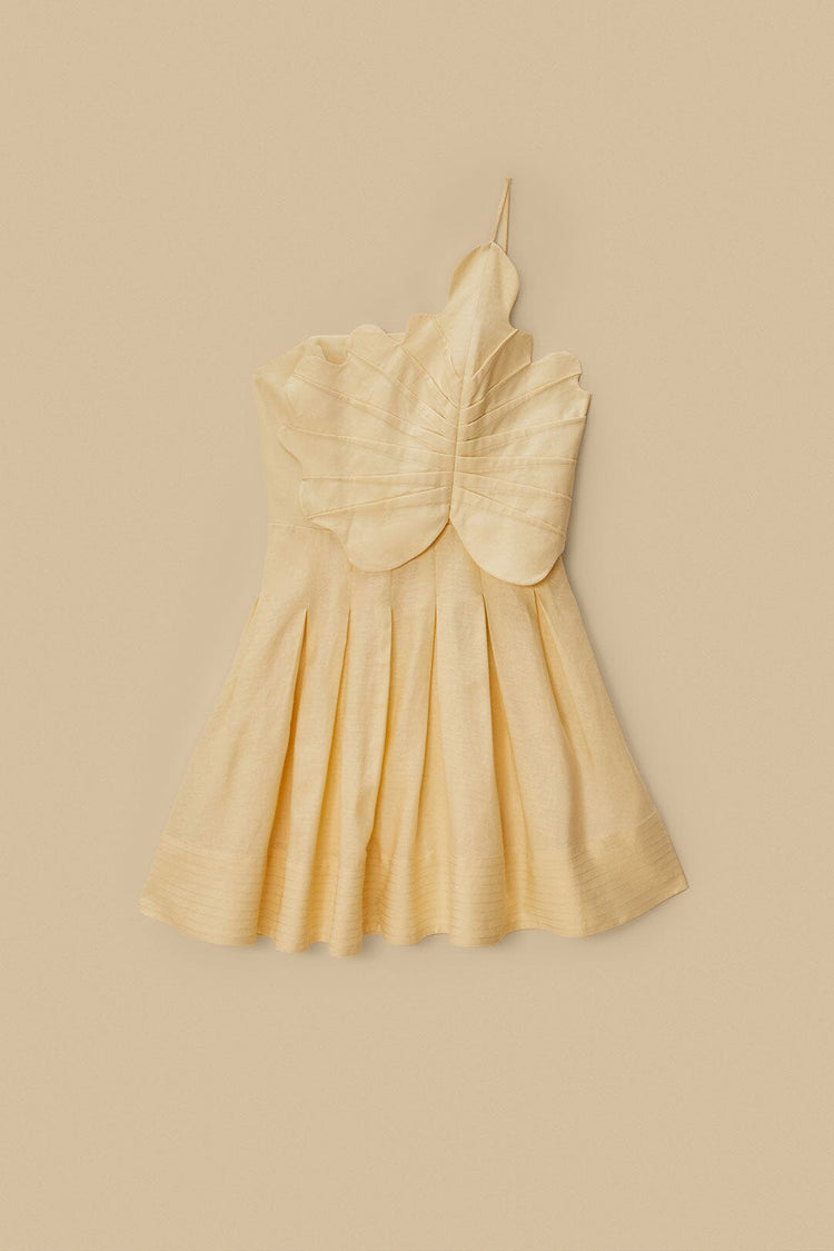 Farm Rio Off-white Lea Lenzing™ Ecovero™ Euroflax™ Mini Dress OFF-WHITE