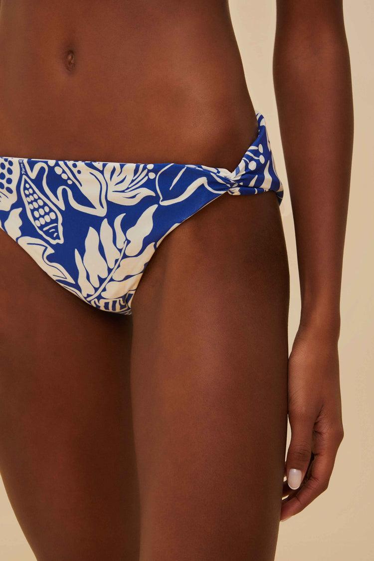 farm rio off-white river nature full bikini bottom RIVER NATURE BLUE