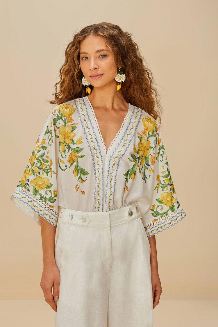 farm rio off-white sicily bodysuit SICILY OFF-WHITE