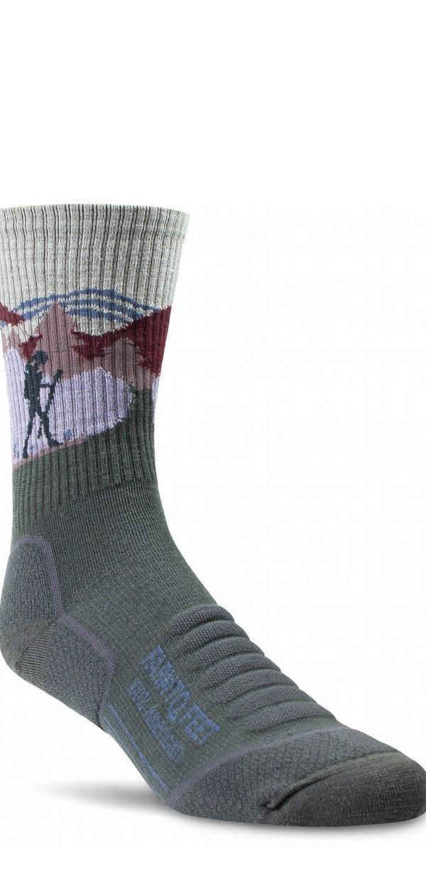 Farm To Feet American Trail Blue Ridge Light Targeted Cushion 3/4 CREW