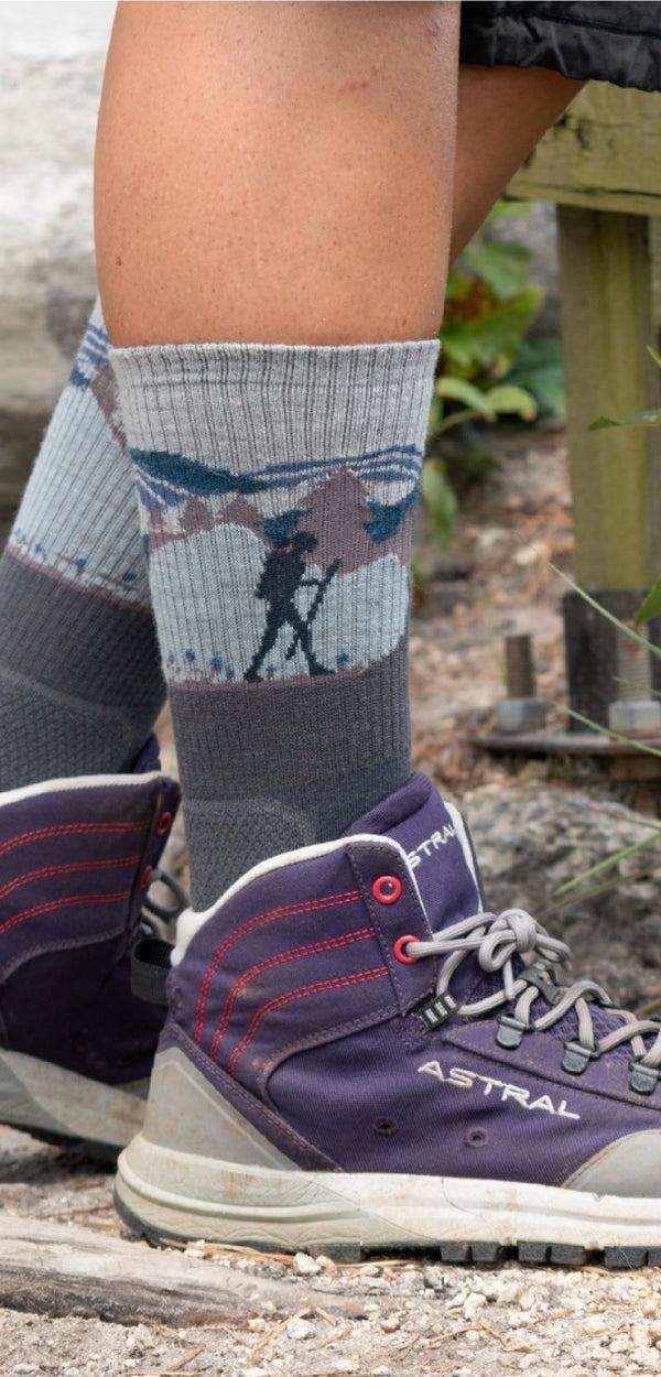 Farm To Feet American Trail Blue Ridge Light Targeted Cushion 3/4 CREW