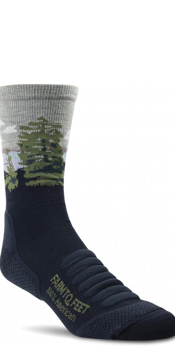 Farm To Feet American Trail Cascade Locks Light Targeted Cushion 3/4 CREW