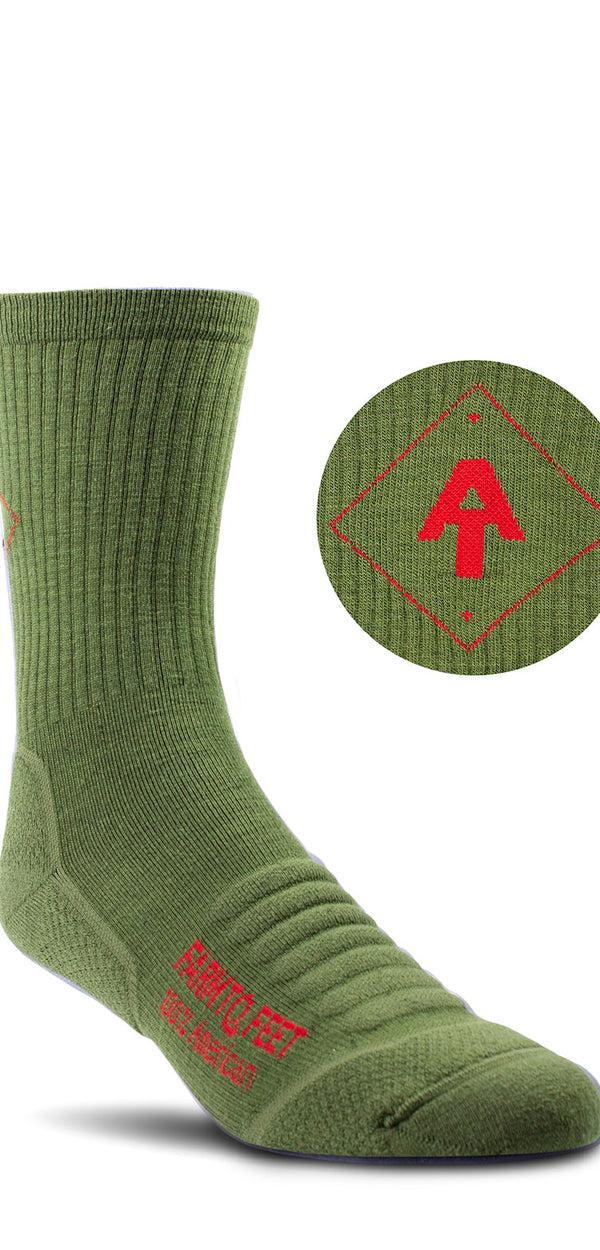 farm to feet American Trail Harpers Ferry Light Targeted Cushion 3/4 CREW