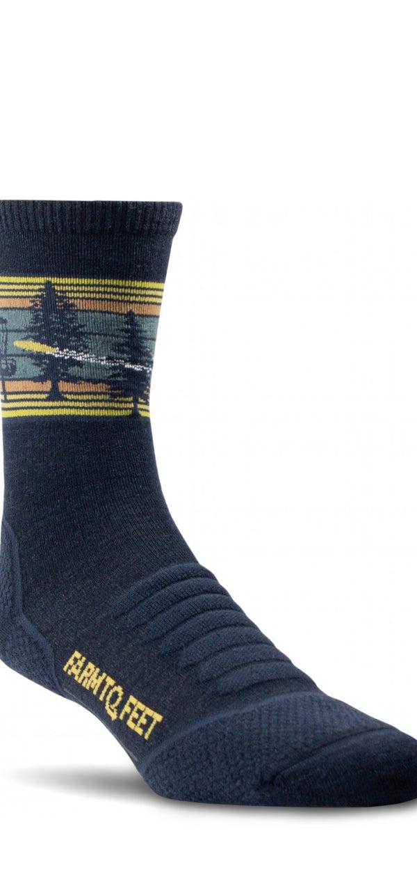 farm to feet American Trail Rock Hill Light Targeted Cushion 3/4 CREW