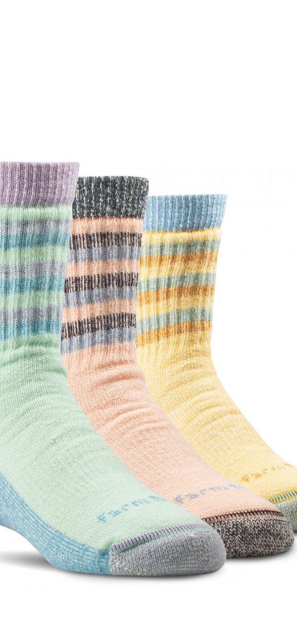 farm to feet Kid's Rugged Bundle: 3 Pairs Kid's Rugged Bundle: 3 Pairs CREW