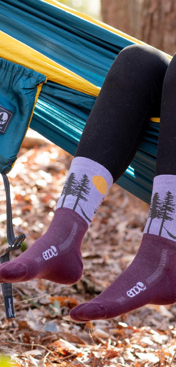 Farm To Feet Outdoor Trail Asheville Light Targeted Cushion 3/4 CREW