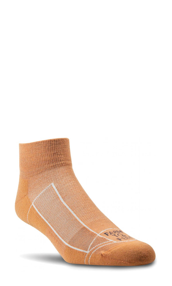 farm to feet Outdoor Trail Greensboro Light Cushion 1/4 CREW