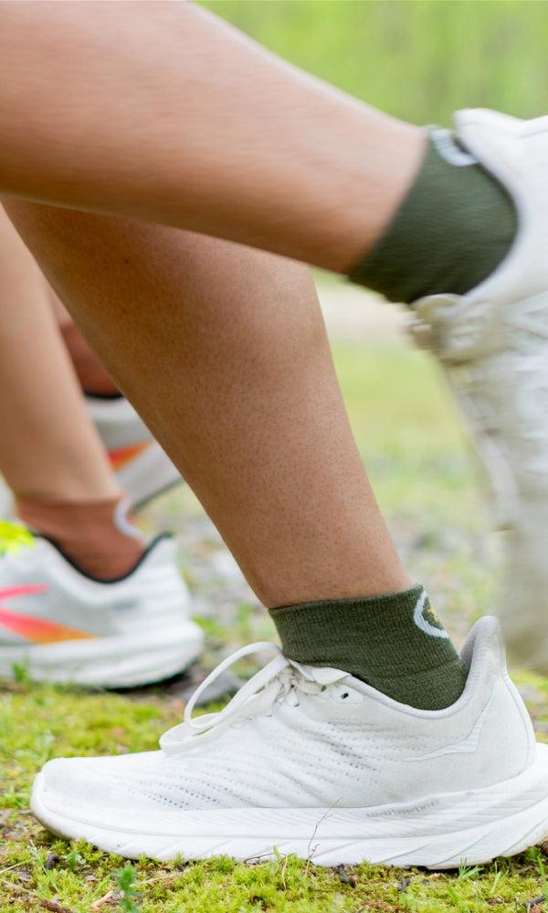 Farm To Feet Outdoor Trail Greensboro Light Cushion Warehouse Sale 1/4 CREW