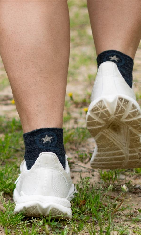 Farm To Feet Outdoor Trail Greensboro Light Cushion Warehouse Sale 1/4 CREW