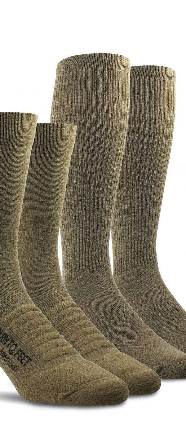 Farm To Feet Tactical Bundle II: 4 Pairs Light Cushion Assorted