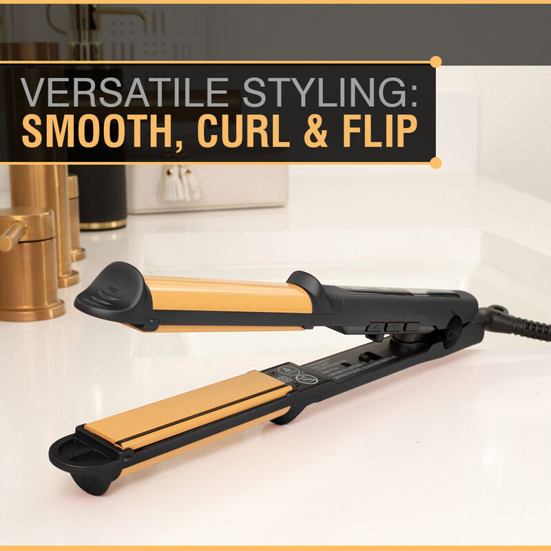 Farouk 0.75 Inch Tourmaline Ceramic 3-in-1 Hairstyling Iron - Onyx Black