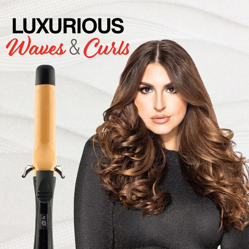Farouk 1.5 Inch Tourmaline Ceramic Curling Iron - Matte Black