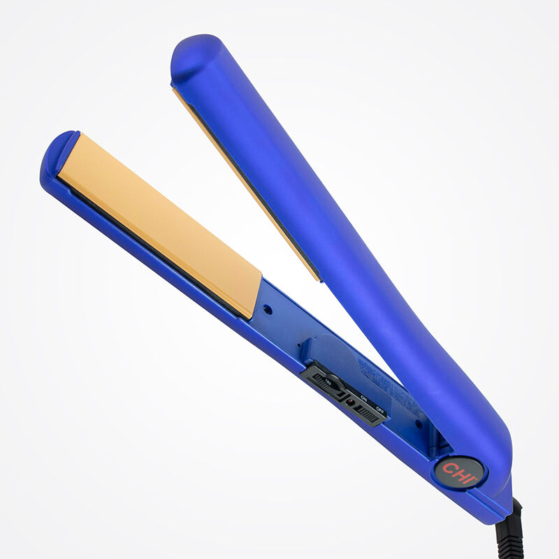 farouk 1 Inch Ceramic Hairstyling Iron - Blue Metallic
