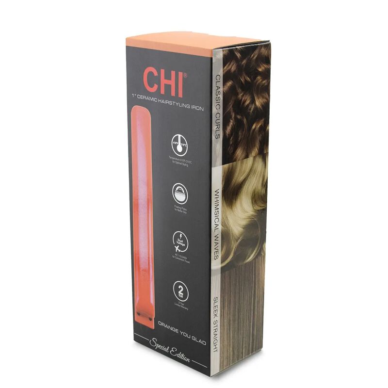 Farouk 1 Inch Ceramic Hairstyling Iron - Orange You Glad