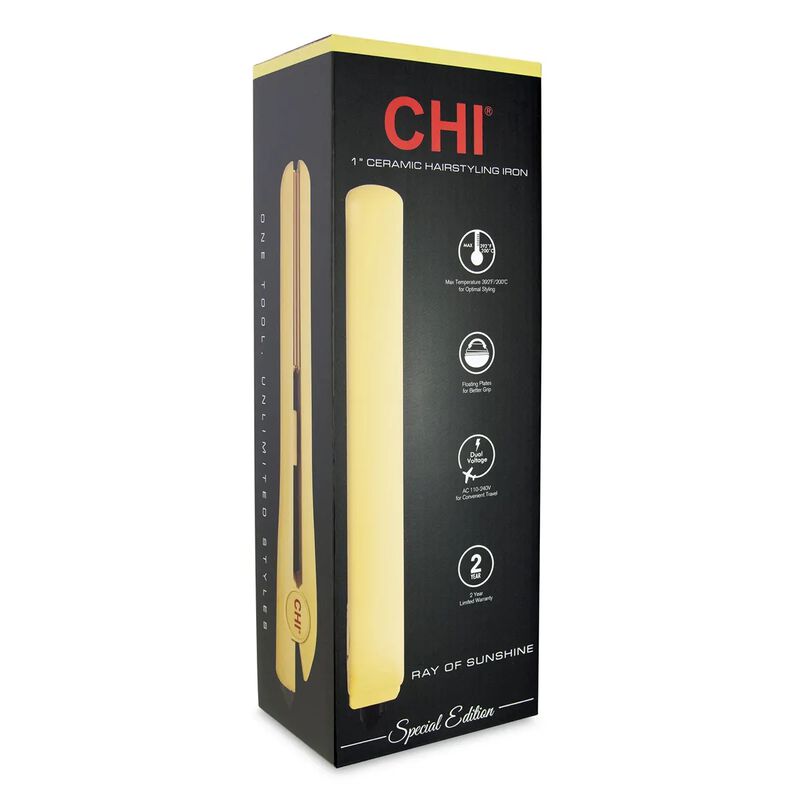 Farouk 1 Inch Ceramic Hairstyling Iron - Ray Of Sunshine