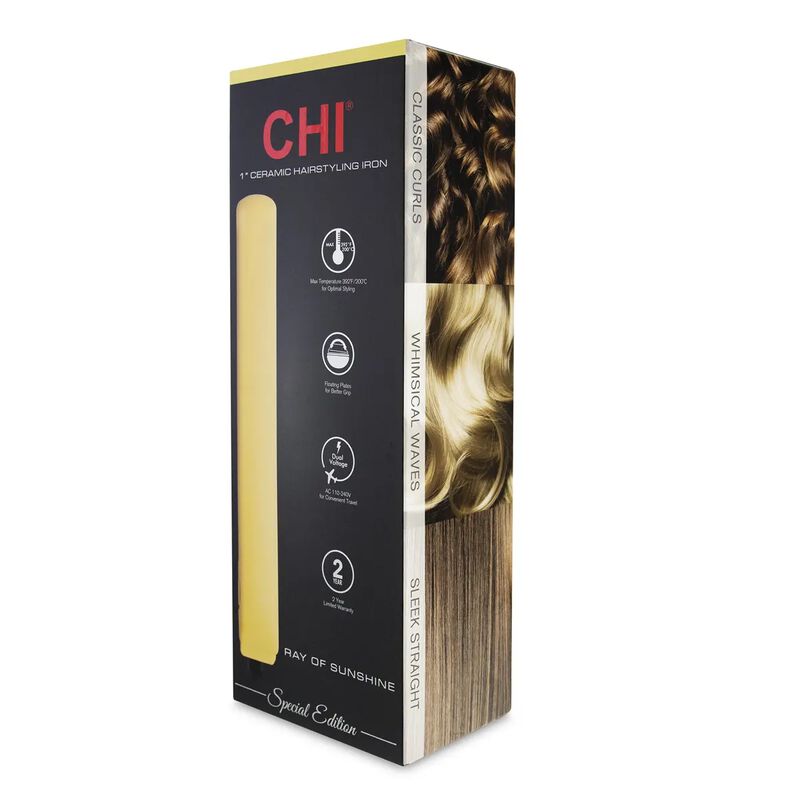 Farouk 1 Inch Ceramic Hairstyling Iron - Ray Of Sunshine