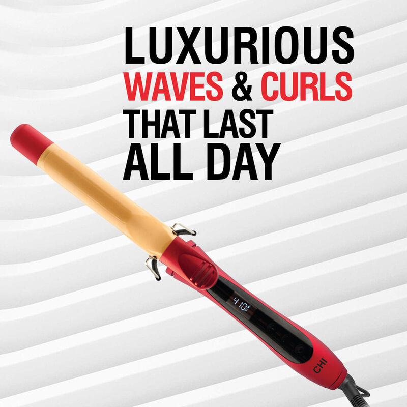 Farouk 1 Inch Tourmaline Ceramic Curling Iron - Ruby Red