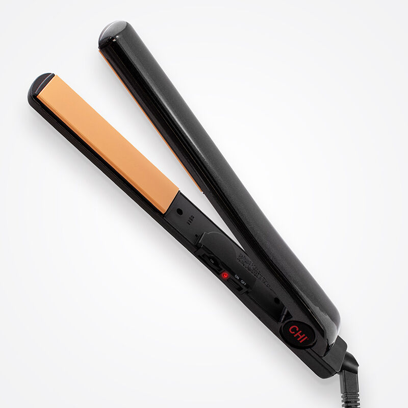 farouk 1 Inch Tourmaline Ceramic Extended Plate Hairstyling Iron - Onyx Black