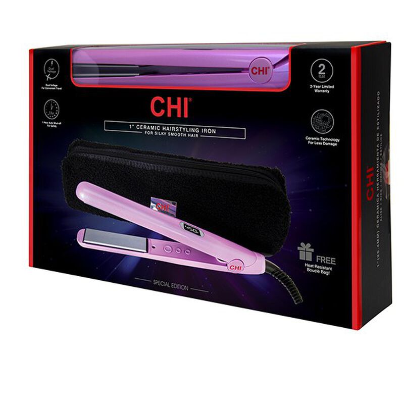 Farouk CHI Digital Ceramic Hairstyling Iron - Glowing Lilac
