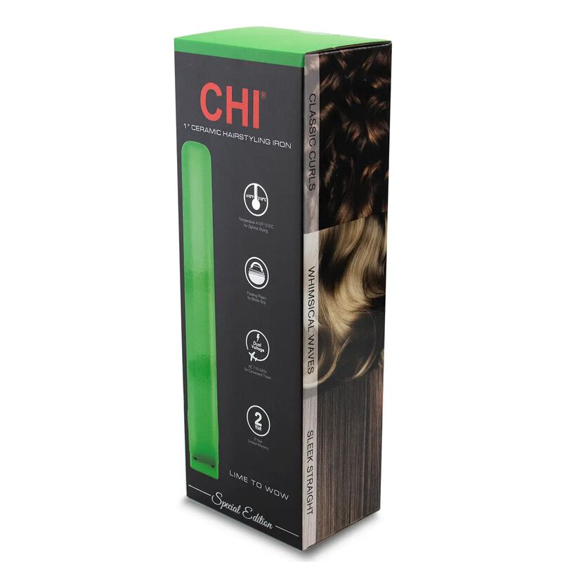 Farouk 1 Inch Ceramic Hairstyling Iron - Lime To Wow